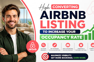 create a high converting airbnb listing to increase your occupancy rate