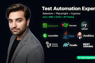 build selenium playwright cypress automation framework with java javascript bdd