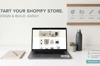 create, design, set up, and manage shopify online store