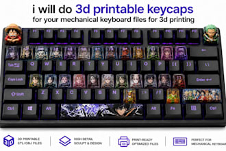 do 3d printable keycaps for your mechanical keyboard files for 3d printing
