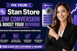fix your stan store low conversion and boost your revenue