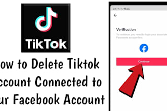 disable and delete fake impersonating tiktok account, facebook profile, page