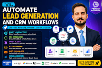 automate lead generation and CRM workflows