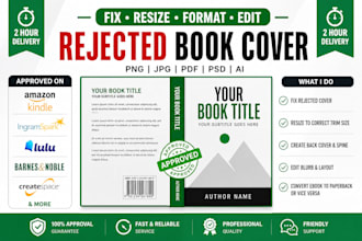 fix book cover, resize book cover, paperback book cover, hardcover book cover