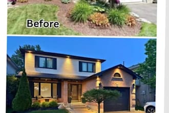 do high quality blending hdr real estate photos professionally