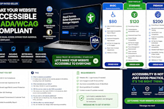 make your website accessible and ada wcag compliant