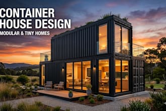 design container house plans, modular homes and modern living layouts