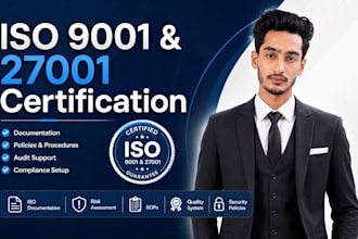 provide iso 27001 and iso 9001 certification