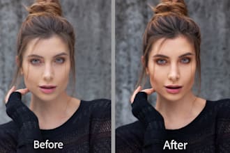 do natural and professional photo retouching