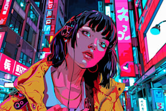 draw anime manga comic book illustration, manhwa manga art anime manga artist