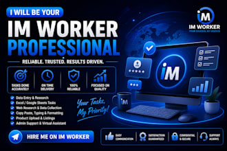 be your proffessional im worker
