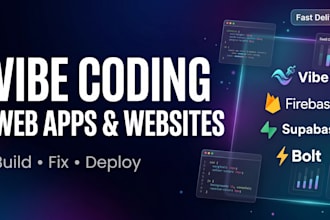 create no code website, vibe coded website for you