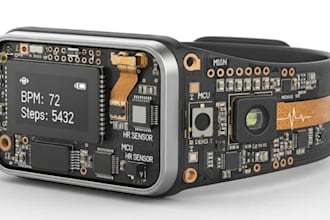 design wearablerigid flex pcb layout hdi iot altium gerber files for prototype