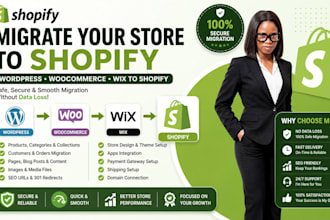 migrate wordpress to shopify woocommerce wix to shopify shopify store migration