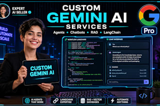 build custom gemini ai agents, chatbots, and rag applications