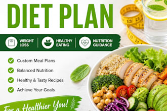 write a personalized diet plan and nutrition meal plan