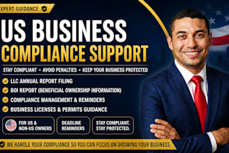 file your llc annual report, boi report and manage your US business compliance