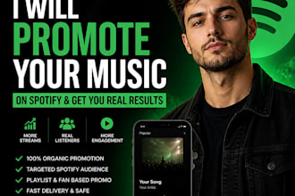 promote your spotify music organically, create campaign, spotify playlists, ads