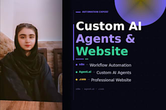 build n8n automation workflows, ai agents for your business