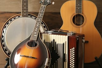 record mandolin or guitar for your song remake or original music