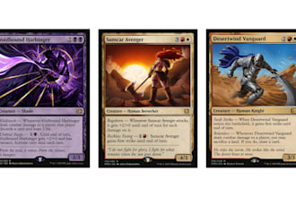 trading card game art tcg card game design tcg illustration trading card design