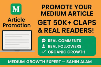 professional medium article promotion for explosive reach and engagement