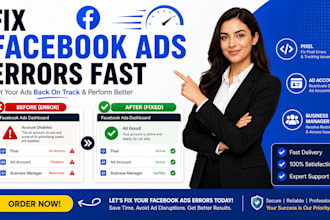 fix facebook ads pixel  ad account issues business manager error meta ads expert