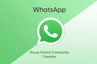create whatsapp group or community whatsapp promotion bulk sms, crm chatbot