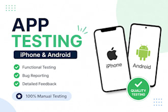 provide 12 to 20 tester for iphone nd android app testing closed beta testflight