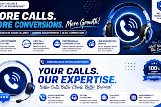 be your cold calling, lead generation and sales calls for your business