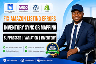 fix amazon listing errors suppressed variations inventory sync or mapping issues