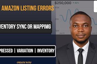 fix amazon listing errors suppressed variations inventory sync or mapping issues
