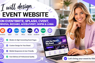 design eventbrite splash cvent whova bizzabo accelevent hopin luma event website