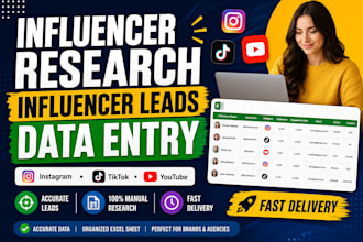 do instagram and tiktok influencer research