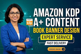 design amazon KDP a plus content and book banner