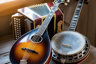 record professional mandolin, banjo, and accordion music for your songs