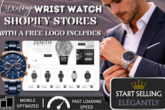 design wrist watch shopify store smart watch store analog digital watch website