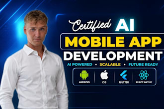 do ai mobile app, ai chatbot, ai website development as as full stack developer