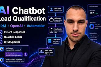 build an ai chatbot and ai agent for lead qualification