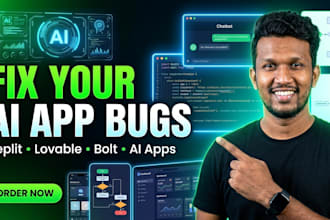 fix bugs in your ai generated app, replit, lovable or bolt project