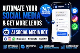 build a social media chatbot for lead generation