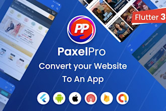 build a professional webview app using paxelpro