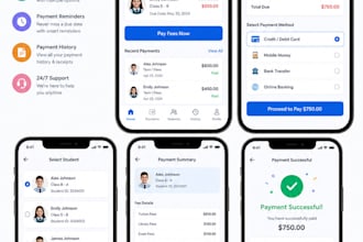 do school management system app school fees payment app with web admin panel