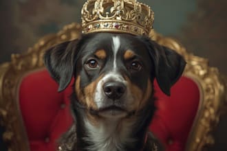 create a stunning realistic ai pet portrait from your photo