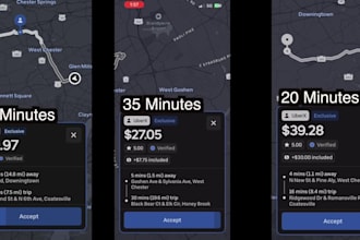 make doordash delivery bot, uber black, zifty lyft order grabber bot automation