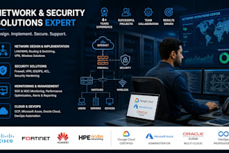 design, implement and support enterprise network and security solutions