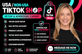 create tiktok shop USA tiktok shop tik tok shop setup tiktok shop for non USA