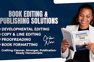 copy and line edit romance, fantasy book proofreading, fiction novel book editor