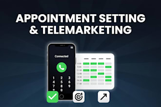 do b2b cold calling, appointment setter, call center setup