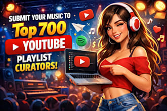 submit your spotify music single to top 700 youtube playlist curators